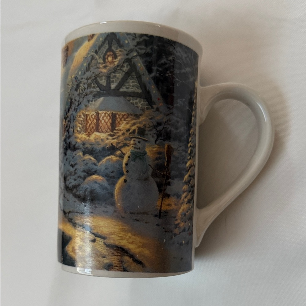 Thomas Kinkade Christmas Evening mug-2005